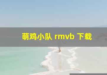 萌鸡小队 rmvb 下载